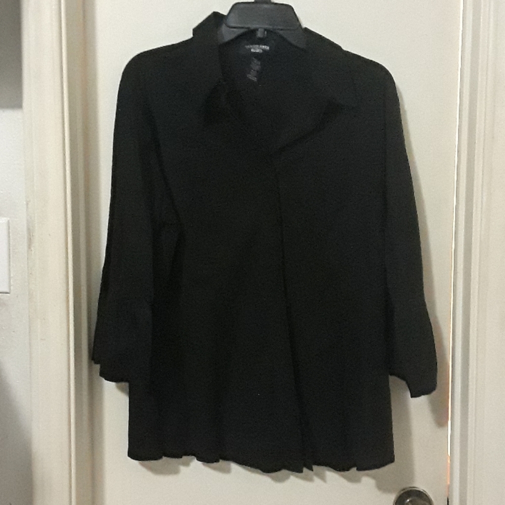 Button down blouse with Flare sleeves